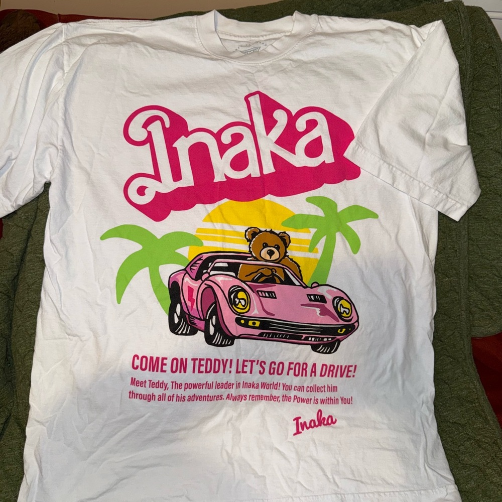 Ina White Graphic T-Shirt